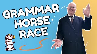 Simple ESL Grammar Games Grammar Horse Race [upl. by Ahsilif231]