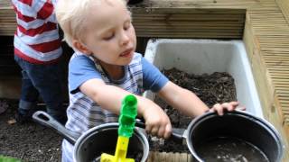 Playing in the Mud Kitchen [upl. by Kalindi]