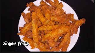 Zinger fries recipe easy kids lunch box idea [upl. by Towrey]