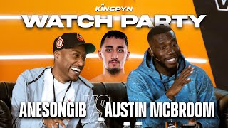 ANESON GIB vs AUSTIN MCBROOM with Yung Filly amp Harry Pinero  Kingpyn Watch Party [upl. by Haze207]