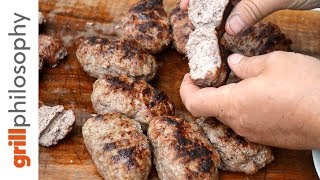 SCENTED BEEF PATTIES  Μπιφτέκια σχάρας αρωματικά  ENG subs [upl. by Mckee]