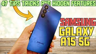 47 Tips and Tricks for the Samsung galaxy A15 5G  Hidden Features [upl. by Zzabahs]