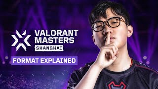 VALORANT Masters Shanghai 2024 Format Explained [upl. by Hestia]