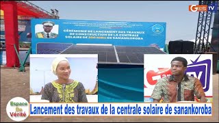 Espace De Vérité 1Lancement des travaux de la centrale solaire de sanankoroba [upl. by Ik841]