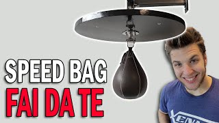 Come Costruire una SPEED BAG  PERA VELOCE da PUGILATO  Home Gym FAI DA TE [upl. by Calmas]