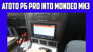 Atoto A6 Pro Media System Install Into A Ford Mondeo Mk3 [upl. by Nnayram]