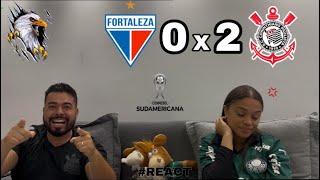 REACT REAÇÕES FORTALEZA x CORINTHIANS [upl. by Lunnete107]