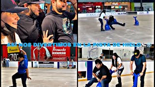 ASÍ NOS DIVERTIMOS EN LA PISTA DE HIELO EL KC PAUL HURTADOJAÍMICO Y GORDO ARCE❄️⛸MAYVE CASTRO‼️ [upl. by Garald]