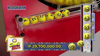 LIVE PCSO 900 PM Lotto Draw  January 29 2024 [upl. by Alvera]