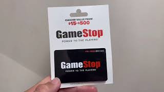 GameStop Gift Cards  Digital Code vs Physical Card [upl. by Uri]