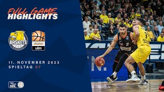 EWE Baskets Oldenburg vs ratiopharm ulm  Full Game Highlights  Spieltag 07 Saison 2324 [upl. by Porush]