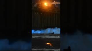 Surfing Bioluminescent Waves at Scripps Pier [upl. by Analem]