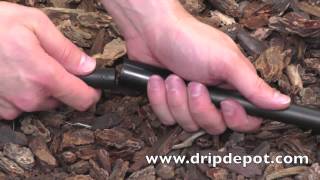 How to Use a Compression Coupler in a Drip Irrigation System [upl. by Adeehsar872]