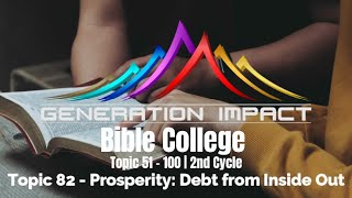 Prosperity Debt from Inside Out  Topic 82  Ps Connie Zziwa  GIBC [upl. by Yajnas448]