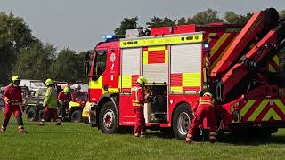 fire brigade display USK show sept 9th 2023 [upl. by Ettezzus]