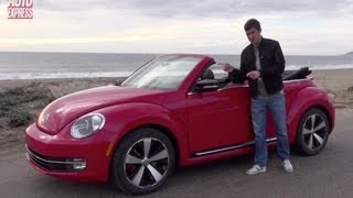 Volkswagen Beetle Cabriolet review  Auto Express [upl. by Nevarc261]