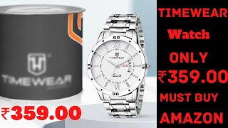 TimeWear Watch for Men unboxing and Review only  ₹35900 Amazon unboxing review youtube watch [upl. by Chouest]