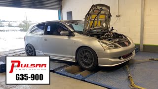 Pulsar G35900  Fully Forged K20A2 EP3  600BHP [upl. by Aramat]