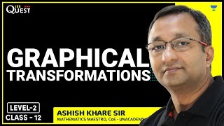 Graphical Transformations  Level 2  Class 12 Maths  Function  Ashish Khare Sir [upl. by Hgierb947]