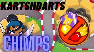 BTD6 KartsNDarts Chimps Tutorial  Easy To Follow  NO RNG  No Abilities  Black Border [upl. by Ateuqal]