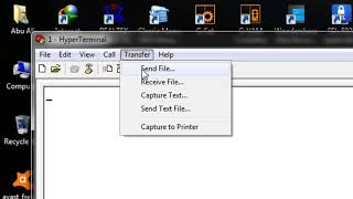 hyper terminal vie com port [upl. by Graig]