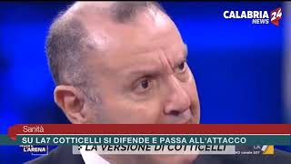 A quotNon è larenaquot su La7 Cotticelli si difende e passa allattacco [upl. by Daren]