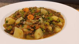 Vegetarische Linsensuppe  Linseneintopf  reich an Eiweiß Magnesium amp Folsäure [upl. by Ajram]