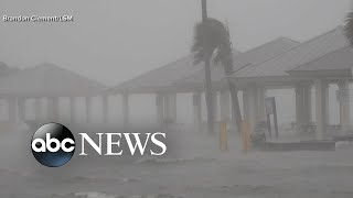 What its like riding out Hurricane Sally on small Alabama island [upl. by Hirsh]