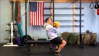 The best kettlebell chest exercise  Single arm bench press [upl. by Roxi]