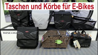 Klickfix Racktime und Basil MIK Körbe und Packtaschen für EBikes [upl. by Block]