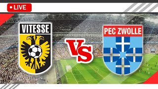 🔴Vitesse Arnhem VS PEC Zwolle LIVE Match Score Streaming Full HD  Netherlands Eredivisie 2023 [upl. by Alwyn]