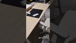 이케아 책상 구경 ikea utespelare gamingdesk 게이밍책상 컴퓨터책상 우테스펠라레 [upl. by Casper]