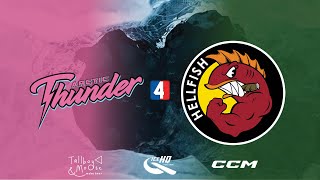 Arctic Thunder VS Hellfish  Div 4  17th July  IceHQ Beer League ice hockey [upl. by Oluas]