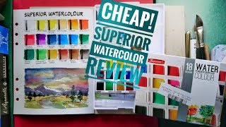 Cheap quotSuperior Watercolorquot Review Is it worthit [upl. by Akirat443]