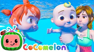 CoComelon Swimming Song  Sing Along ABC  CoComelon  Moonbug Literacy [upl. by Fanny]