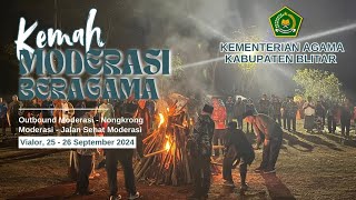 Harmonis Kemah Moderasi Beragama Kemenag Kab Blitar 2024 [upl. by Haeli]