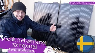 Geluk met een kapot zonnepaneel  Ecoflow Deel 1  Zelfvoorzienend leven [upl. by Nita]