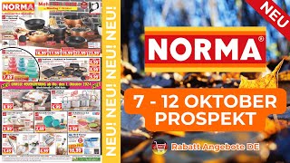 NORMA Werbung Prospekt  Angebote ab 07102024  Rabatt Angebote DE [upl. by Hamaso503]