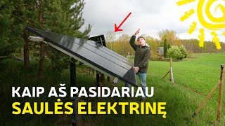 Ką reikia žinoti konstruojant SAULĖS ELEKTRINĘ [upl. by Brotherson]