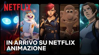 LE ANTEPRIME dei TITOLI di ANIMAZIONE NETFLIX nel 2024  Netflix Italia [upl. by Oranneg]