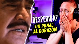 VICENTE FERNÁNDEZ  UNA DESPEDIDA PARA SU HIJO  Vocal coach REACTION amp ANALYSIS [upl. by Eissel]