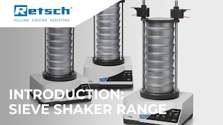 Sieve Shaker Range RETSCH sieveshaker laboratoryinstruments [upl. by Wallas]