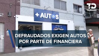 Bloqueo en Benjamín Franklin por fraude de financiera de autos termina en persecución [upl. by Eolande]