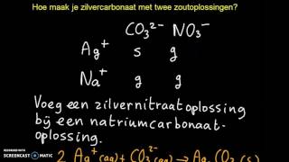 Toepassingen van neerslagreacties [upl. by Remington]