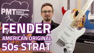 Fender American Original 50s Stratocaster  Review amp Demo [upl. by Markiv362]