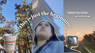 NCLEX VLOG  my journey Exam day  viewing my results nclex pvt [upl. by Relyt]