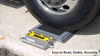 LP600 LowProfile Wheel Load Scales [upl. by Lytton532]