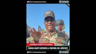 ⚡️YADIRA MARTE ENFRENTA A CORONEL DEL EJÉRCITO [upl. by Lamori]