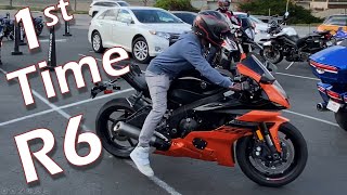 First Time On R6  2020 Yamaha R6 Review [upl. by Eversole]