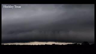 Derecho storm that rolled into Harris County May 16 2024 [upl. by Ahsyia]